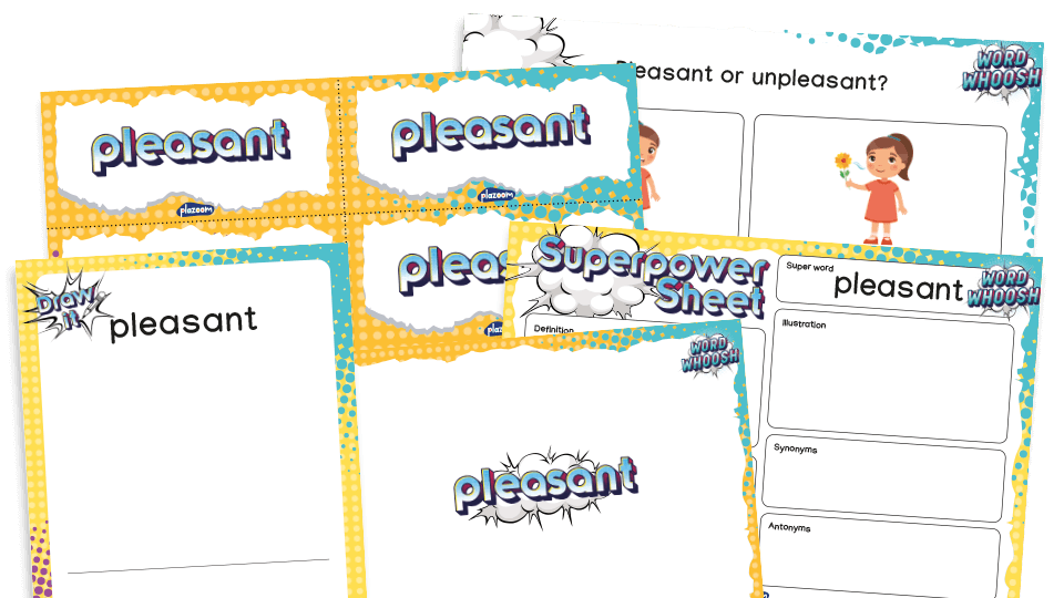 image of Word Whoosh - Tier 2 Vocabulary Pack: Year 1 - Autumn 2