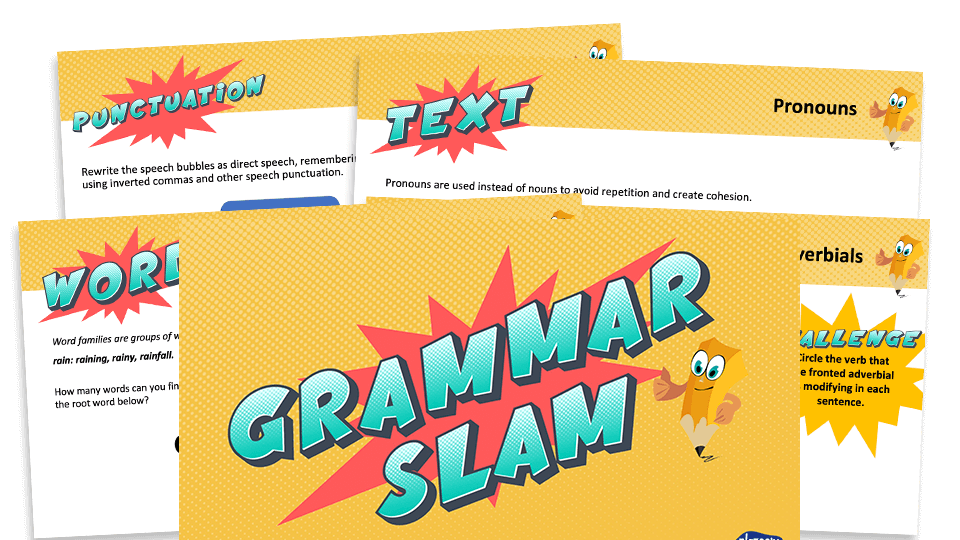 image of Year 4 Grammar Slam - Set D: Daily Grammar Revision and Practice Activities