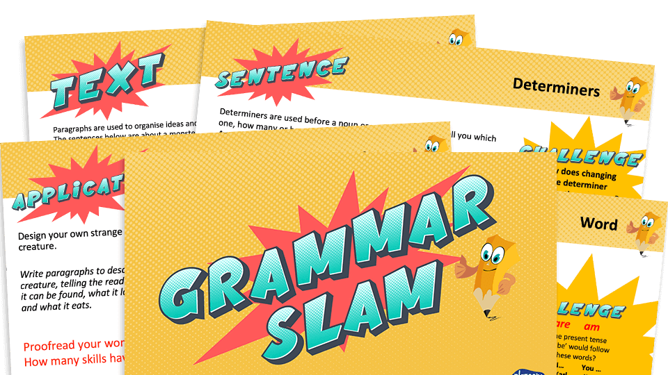 image of Year 4 Grammar Slam - Set E: Daily Grammar Revision and Practice Activities