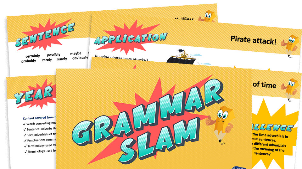 image of Year 5 Grammar Slam - Set B: Daily Grammar Revision and Practice Activities