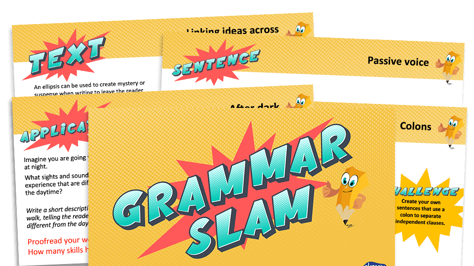image of Year 6 Grammar Slam - Set F: Daily Grammar Revision and Practice Activities