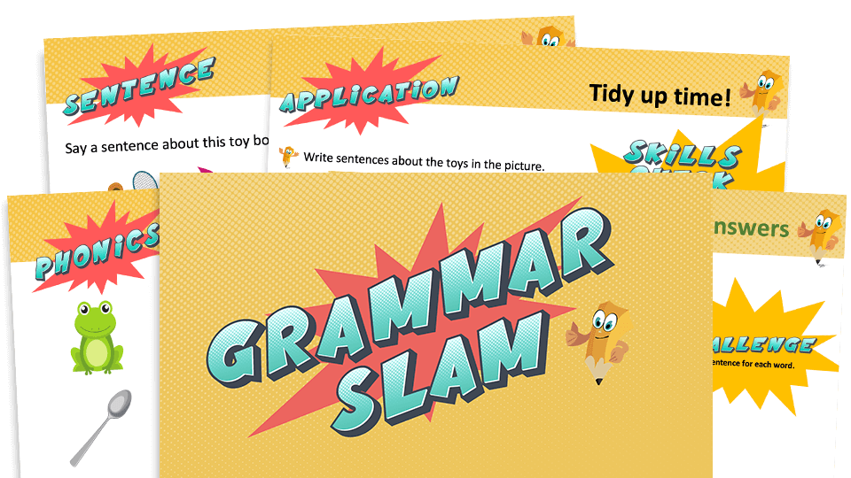 image of Year 1 Grammar Slam - Set B: Daily Grammar Revision and Practice Activities