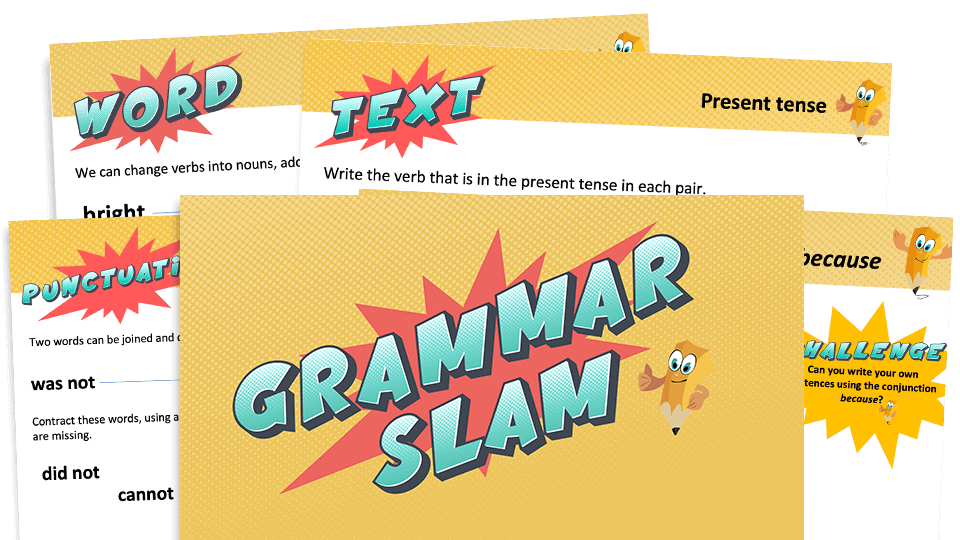 image of Year 2 Grammar Slam - Set C: Daily Grammar Revision and Practice Activities