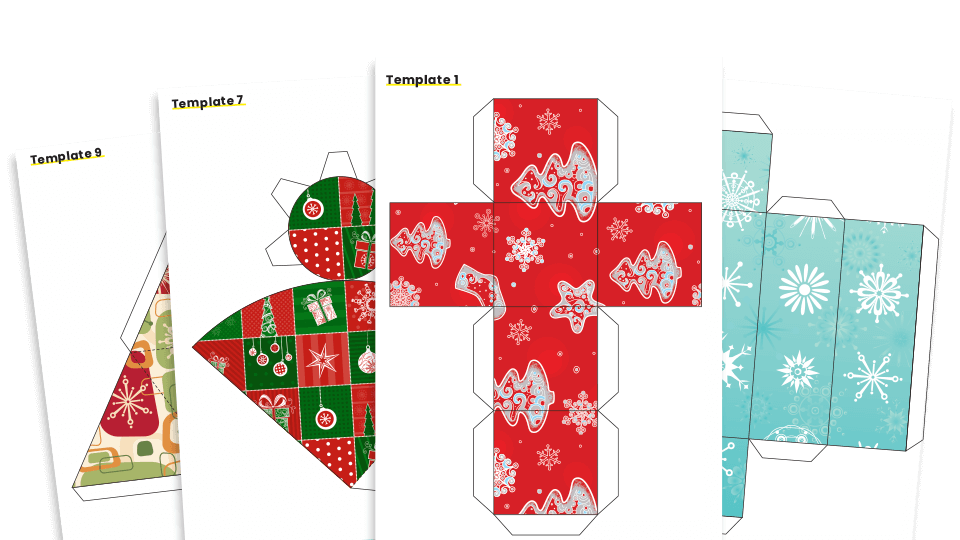 image of Festive Nets For 3D Shapes – Maths Investigation