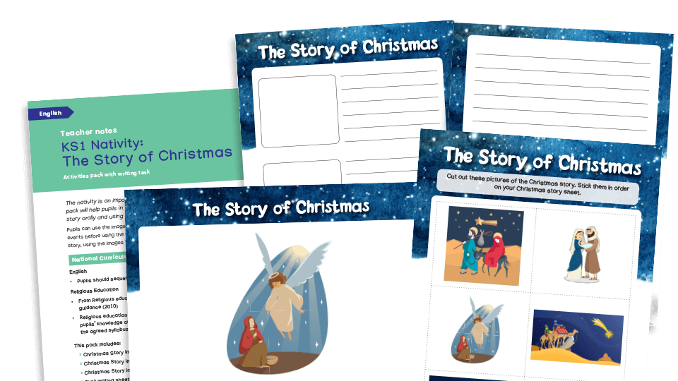 image of KS1 Nativity: Storytelling and Sequencing Resources Pack