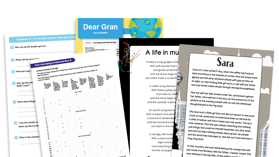 image of Year 4 SATs Reading Assessment Practice Pack - Set B