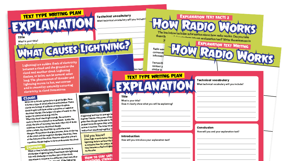 image of Explanation Text KS2 – Text Types Writing Frames and Model Texts