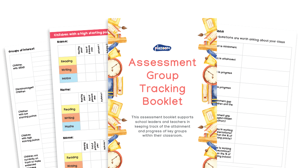 image of Pupil Progress Tracker Sheets for Key Groups in KS1 and KS2