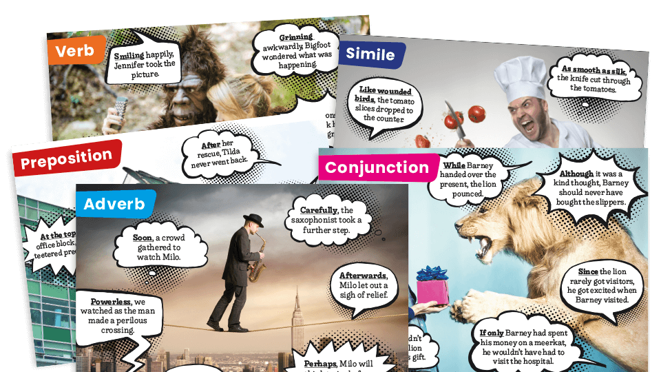 image of KS2 English – Sentence Starters – Posters for Creative Writing Inspiration