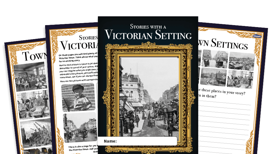 image of KS2 Writing and Story Planning – Victorian Era Image Prompts and Inspiration Pack