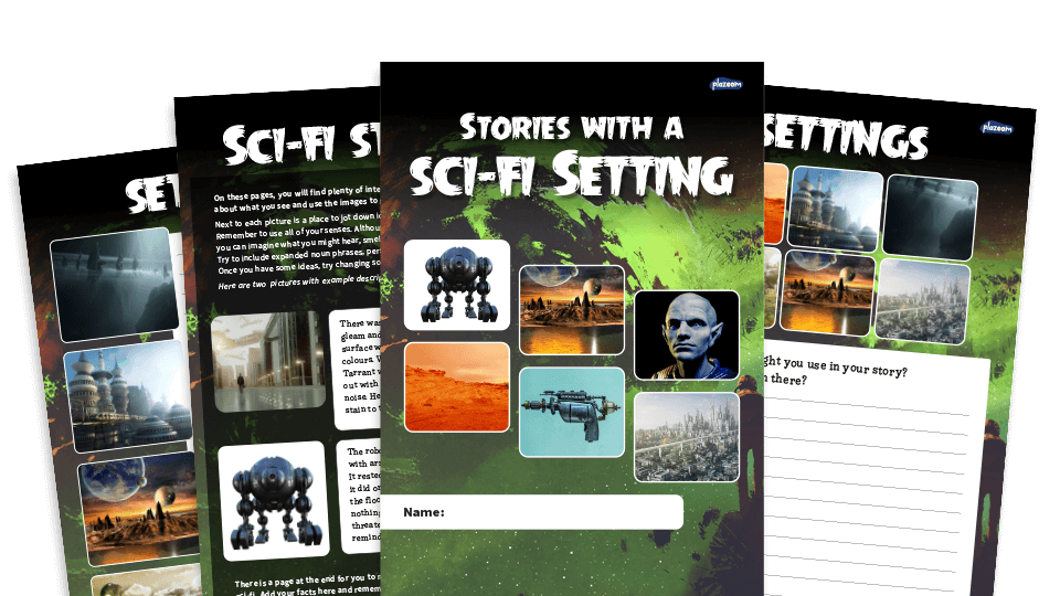 image of Planning a Story KS2 – Story Writing KS2 Science Fiction Inspiration Pack