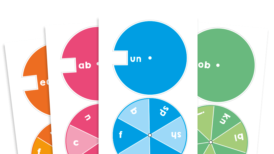 image of KS1 Spelling and Grammar – Teach One-Syllable Words with Word Spinners