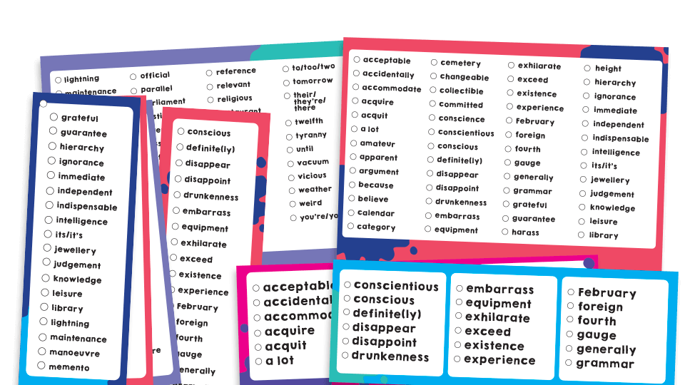 image of Year 6 Difficult Spellings – KS2 Revision Toolkit