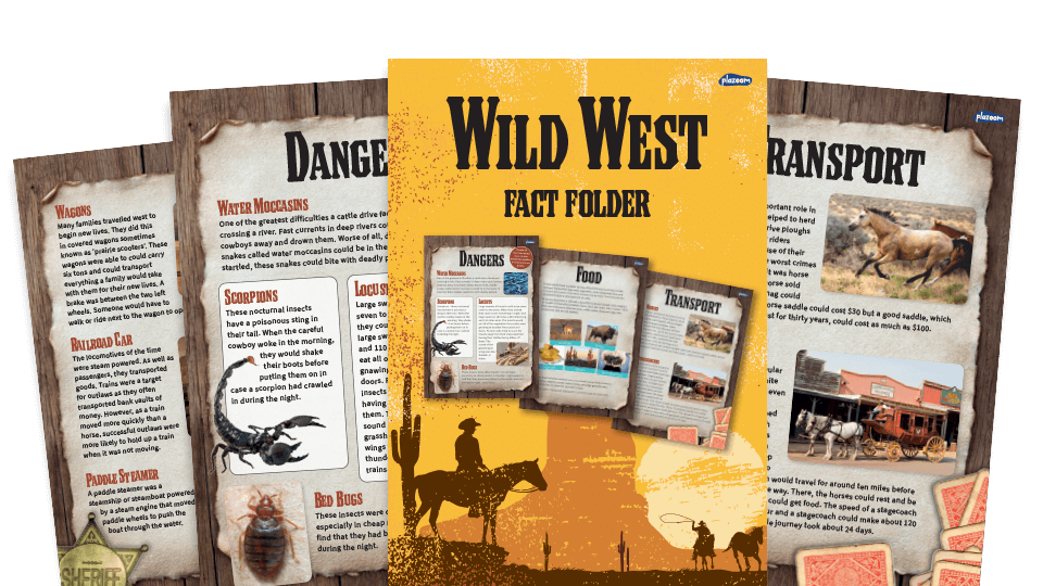 image of KS2 Wild West Fact File – Stories With Historical Settings Creative Writing Resource