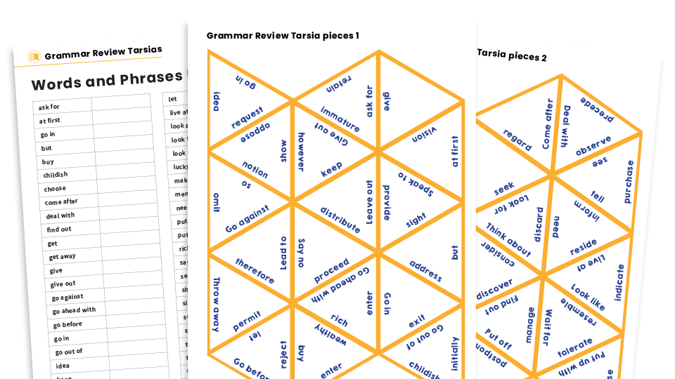 image of KS2 Formal and Informal Language – Tarsia Puzzle and Worksheet