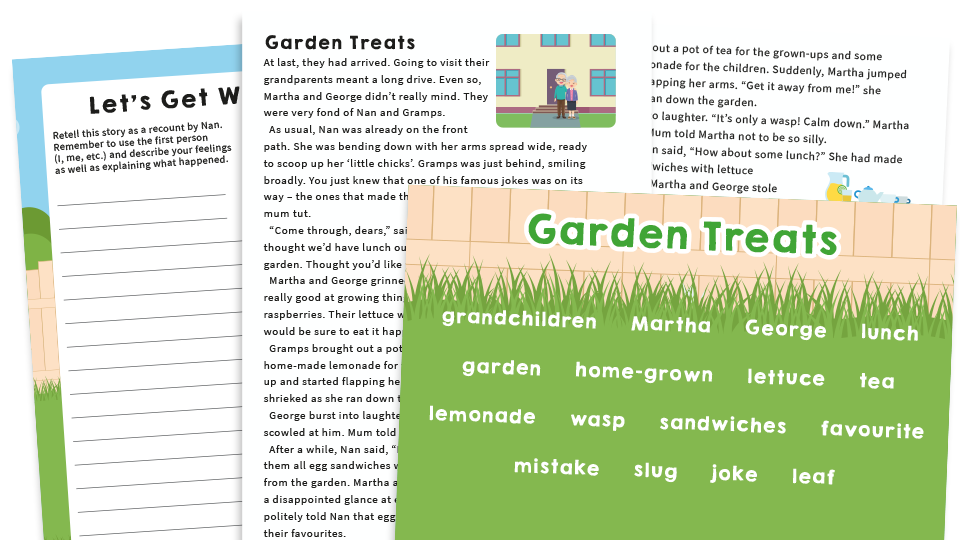 Year 2 SATs Papers: Practice Pack – Garden Treats