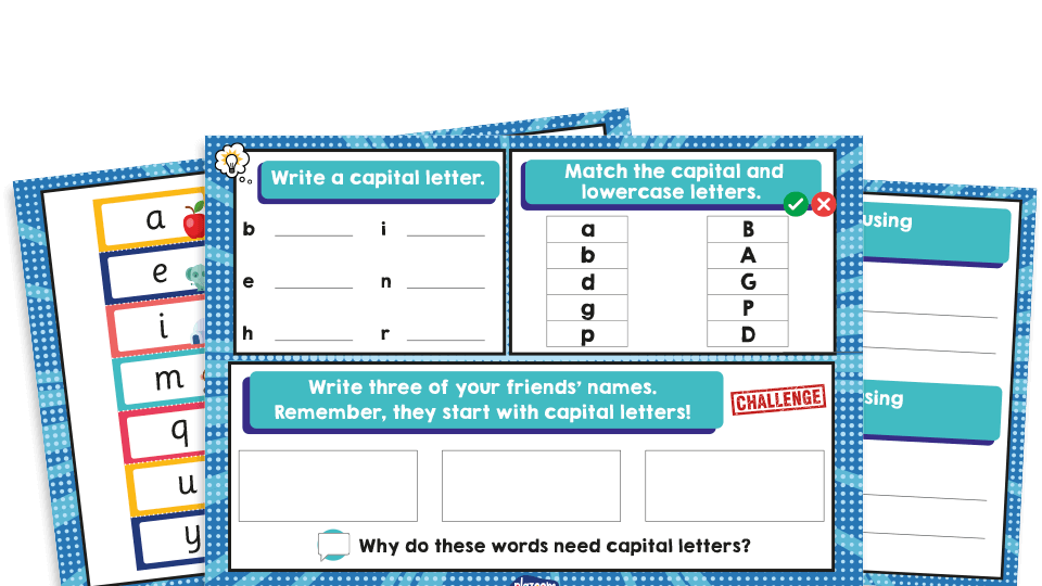 image of Year 1 Capital Letters – KS1 Grammar Activities Pack