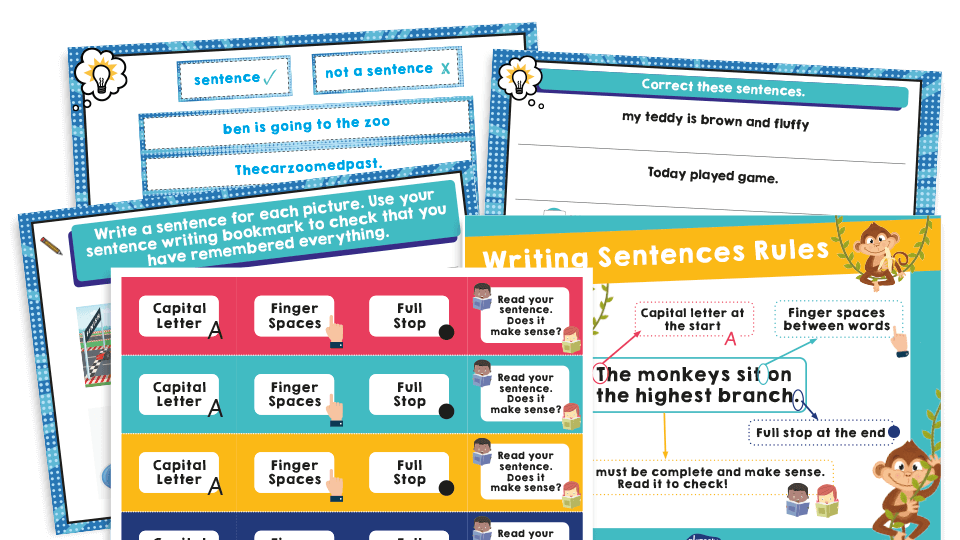 image of Year 1 Simple Sentences – KS1 Grammar Activities Pack