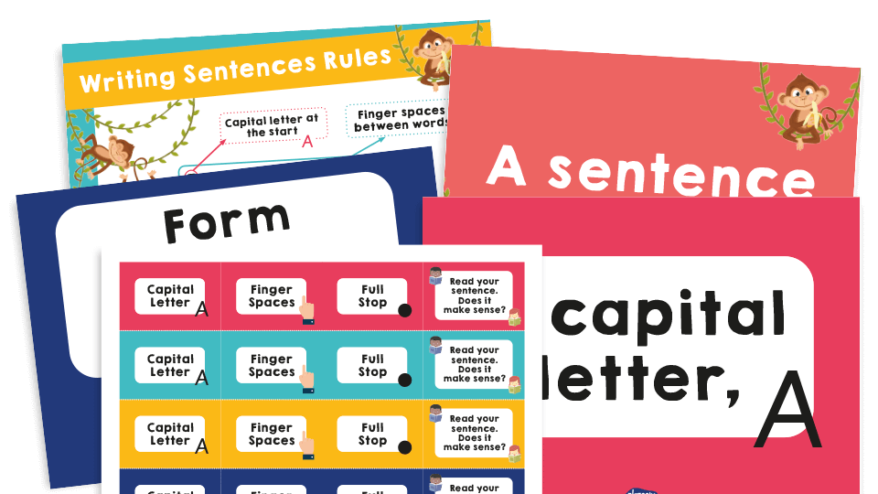 image of Year 1 Rules for Writing Sentences Display Pack