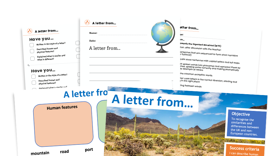 image of Year 2 SATs - ‘A letter from ...’ KS1 Informal Letter Writing Assessment Resource Pack