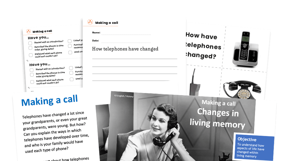 image of Year 2 SATs – ‘Changes in Living Memory’ KS1 Writing Assessment Resource Pack