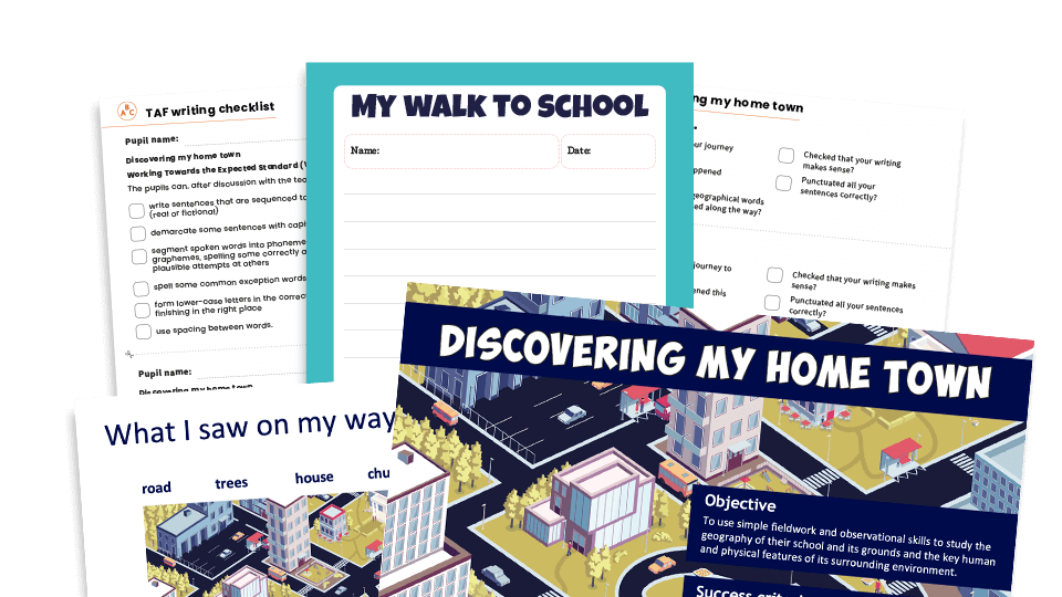image of Year 2 SATs – ‘Discovering your Hometown’ KS1 Writing Assessment Resource Pack