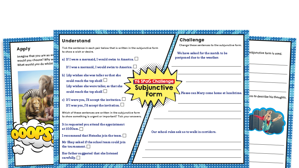 Subjunctive Practice Worksheet English