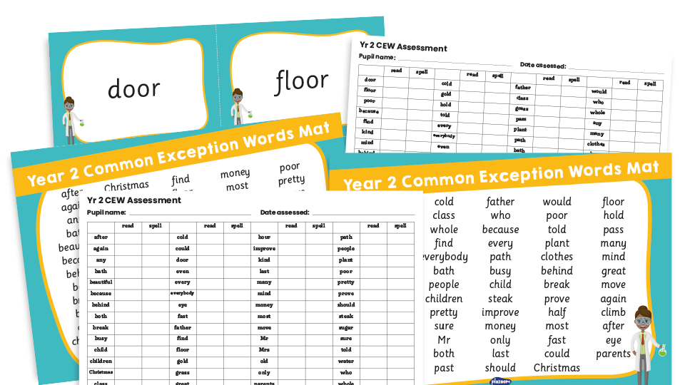 spelling homework sheets year 2