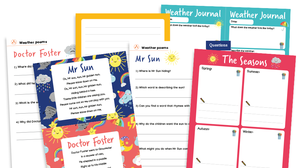 image of Year 1 and 2 The Weather – KS1 Home-Learning Pack