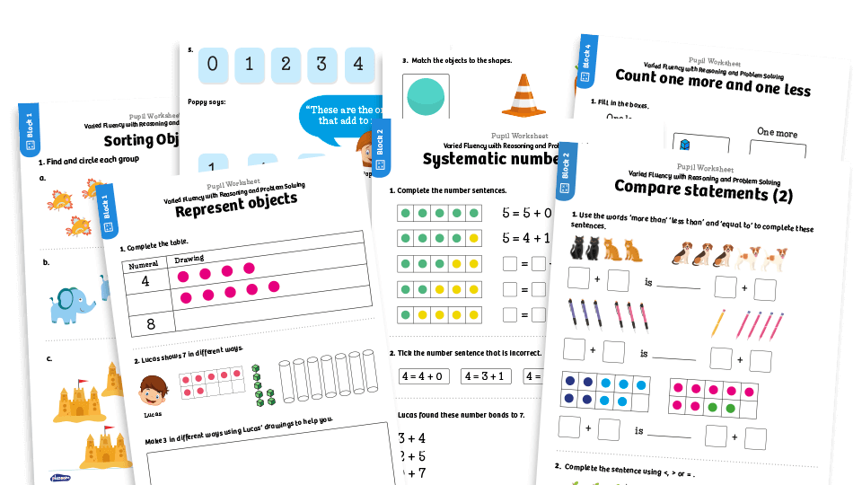 image of Complete Year 1 Autumn Term Resource Pack – Created to match White Rose Maths