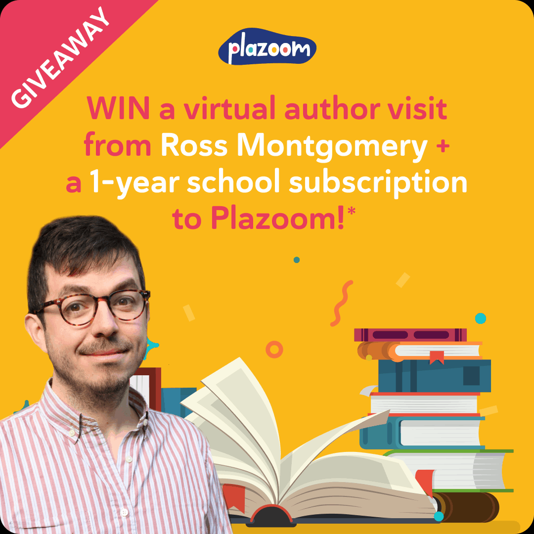 Main image for Win a Virtual Author Visit from Ross Montgomery + a 1-year school subscription to Plazoom!* 
