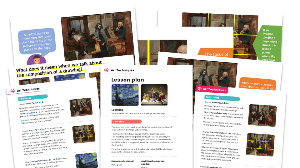 image of Composition - Art Lesson Pack