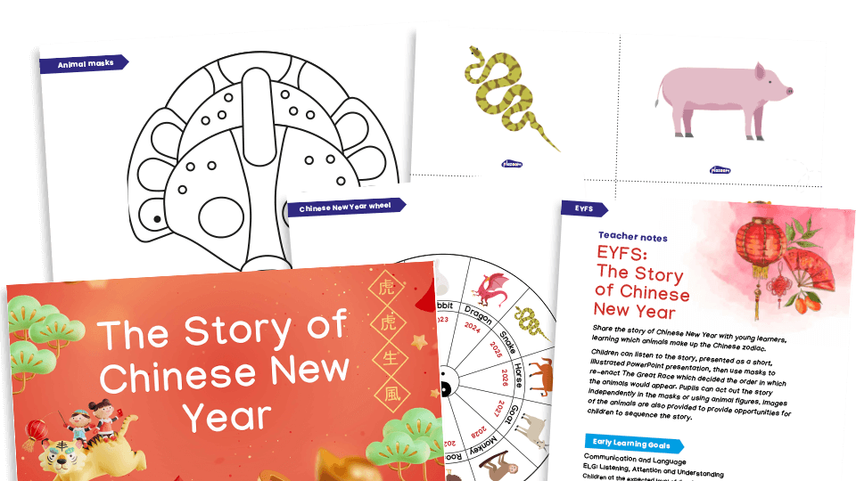 image of The Story of Chinese New Year - EYFS Storytelling and Sequencing Resources Pack