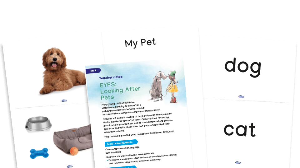 image of Looking After Pets - EYFS Activities Pack