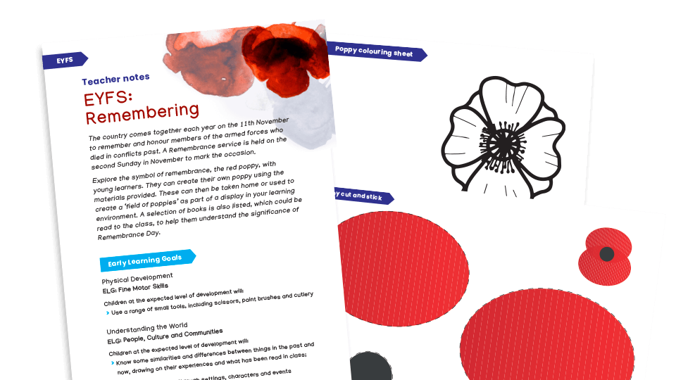 image of EYFS: Remembrance Day Resources Pack - Remembering