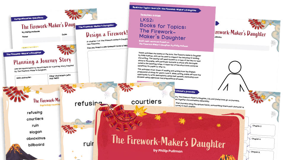 image of Books for Topics KS2: The Firework Maker’s Daughter, Year 3 and Year 4