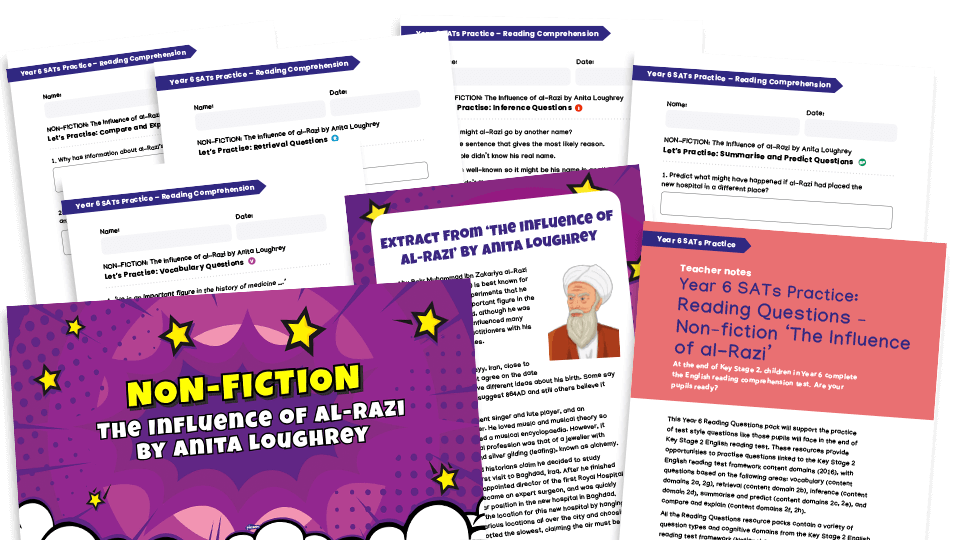 Year 6 SATs Practice - Reading Questions - NON-FICTION: 