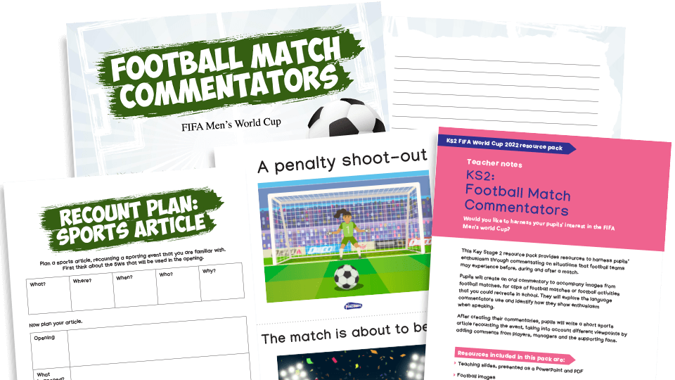 2022 World Cup: Key Stage 2 Resources - Oracy Activities and Worksheets
