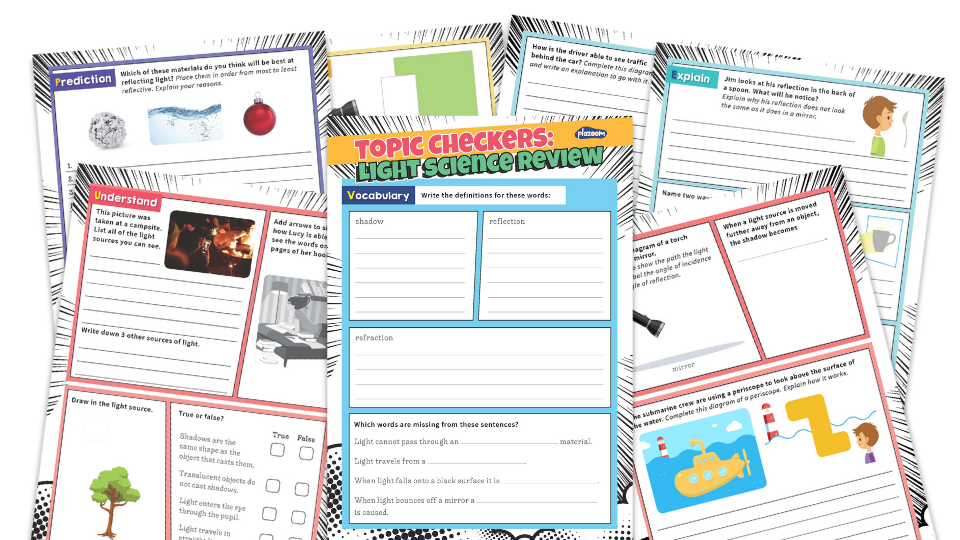 image of Light KS2 - Year 6 Science Topic Checker