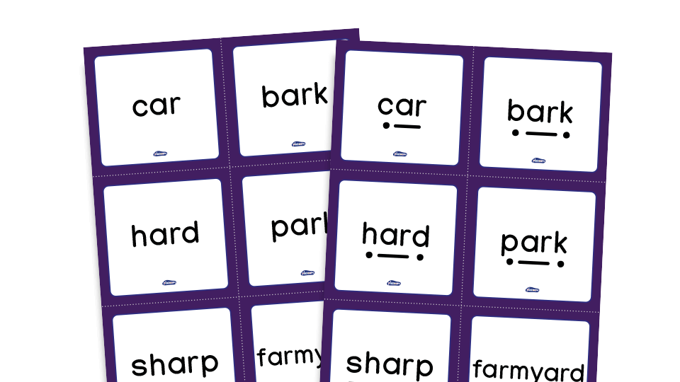 image of Phase 3 phonics - word cards, set 3