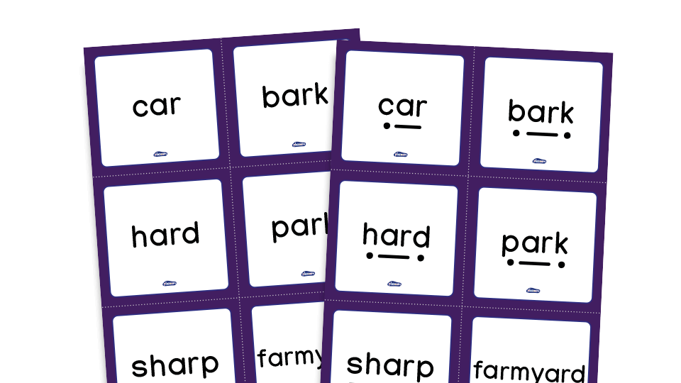 Lingo Phonics Stage 3 Cards - Sound Button Word Cards