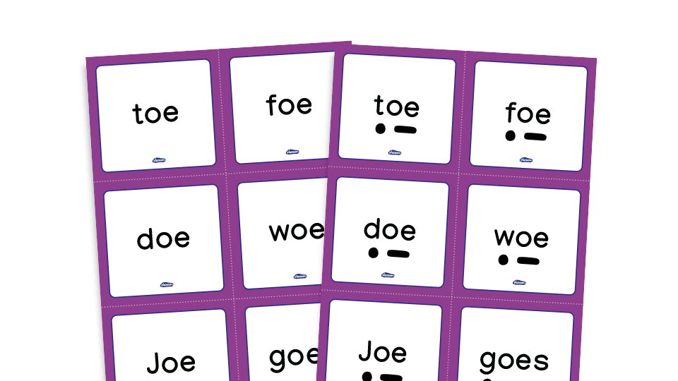 Lingo Phonics Stage 3 Cards - Sound Button Word Cards