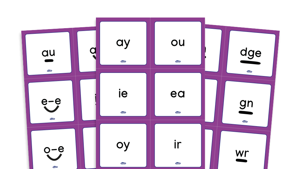 Phase 5 phonics - sound cards