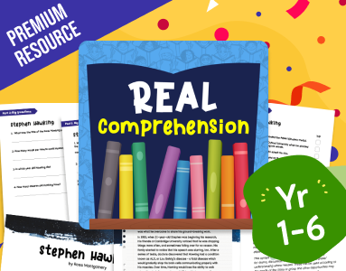 Main Image for Real Comprehension Years 1-6