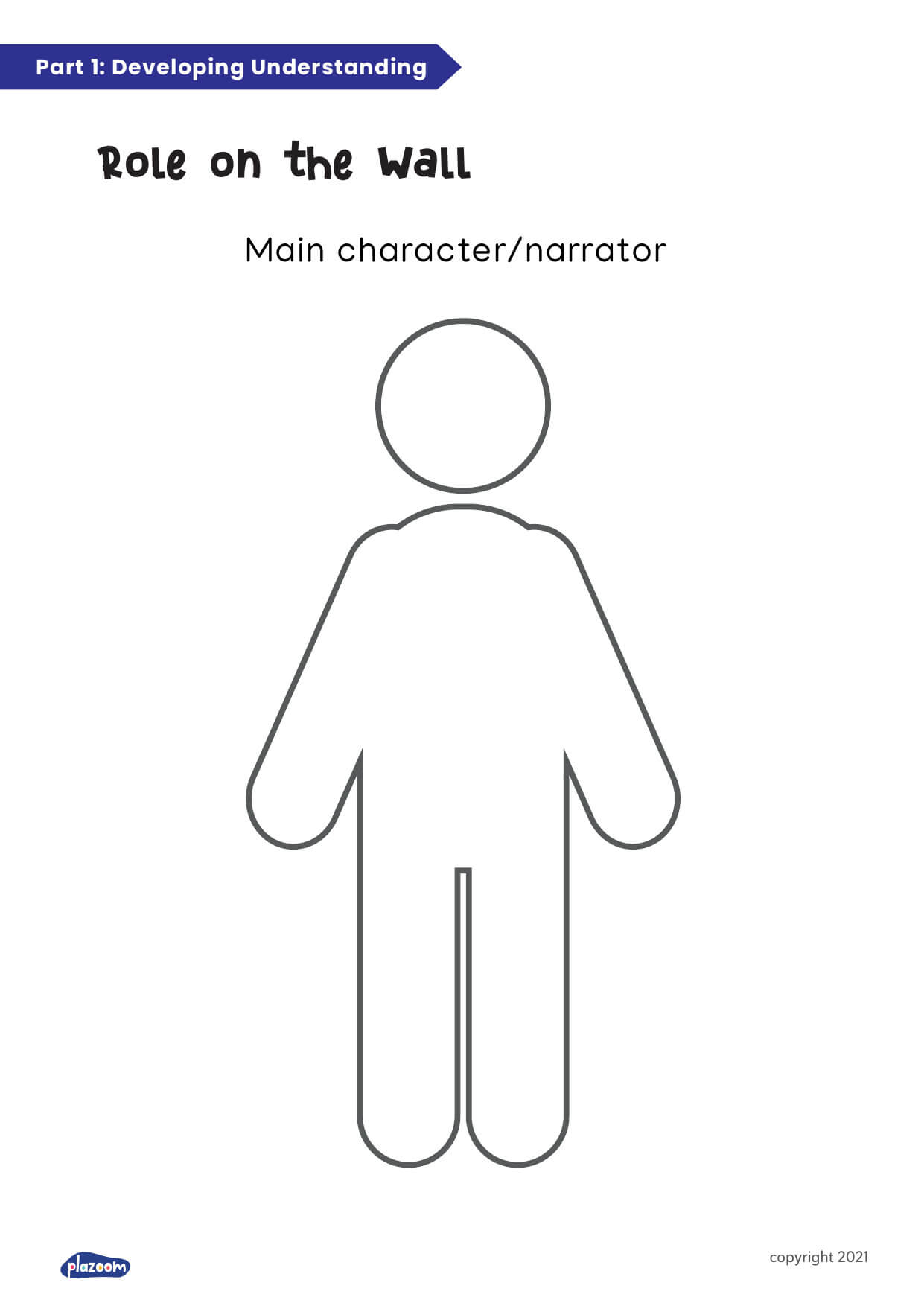 Role on the wall reading comprehension resource