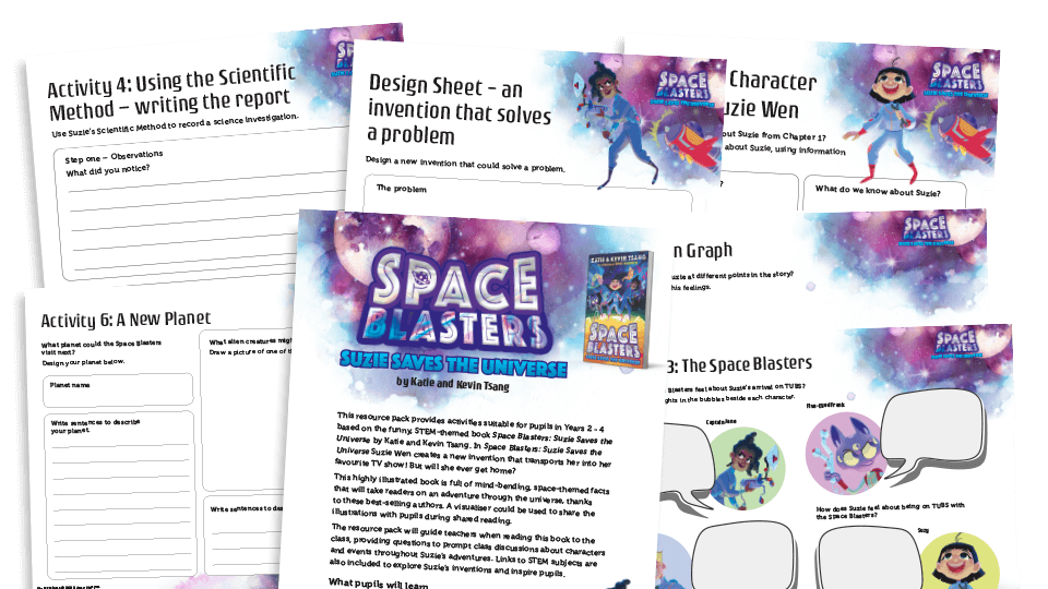 image of Space Blasters: Teaching Sequence for Years 2, 3 and 4, with Worksheets and Activities