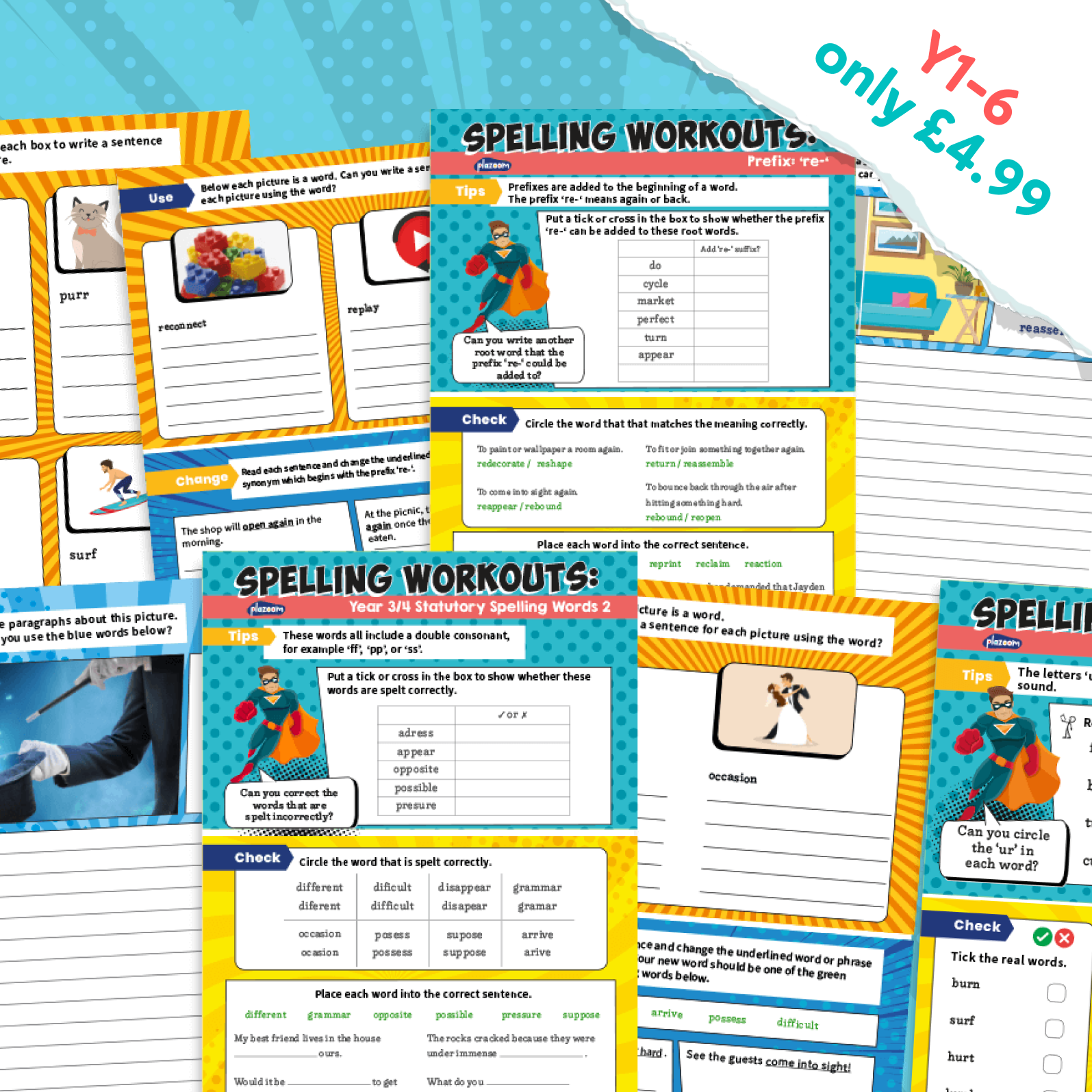 Main Image for Unlock all Spelling Workouts activities for just £4.99 and receive: