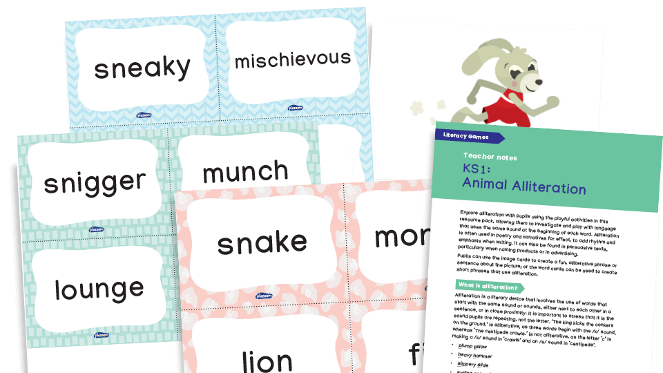 Literacy Games Key Stage 2: Animal Alliteration | Plazoom