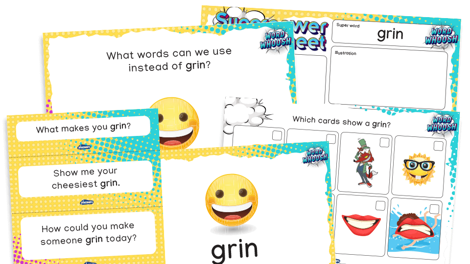 image of Word Whoosh - Tier 2 Vocabulary Pack: Reception - Autumn 1
