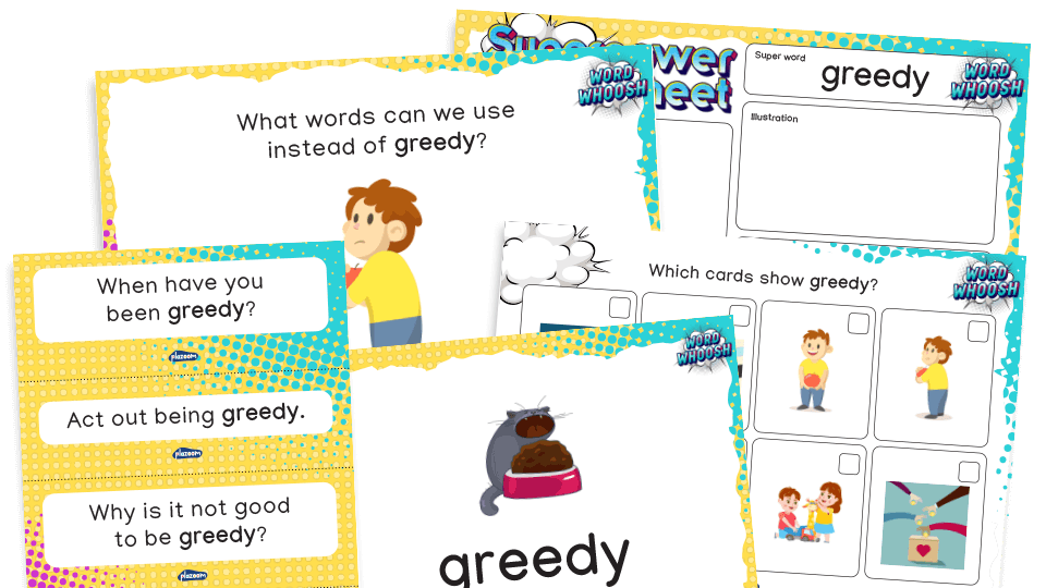 image of Word Whoosh - Tier 2 Vocabulary Pack: Reception - Autumn 2